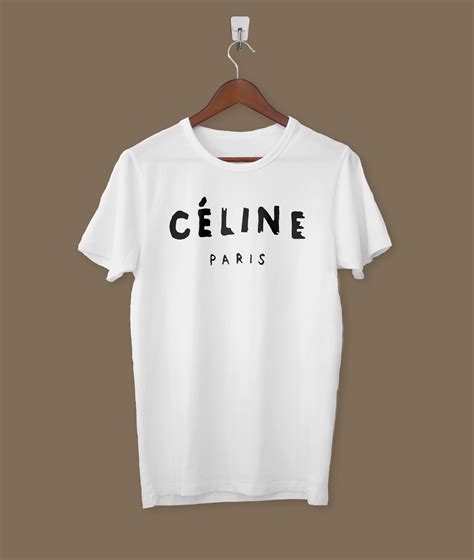 celine t-shirt white|Celine t shirt original.